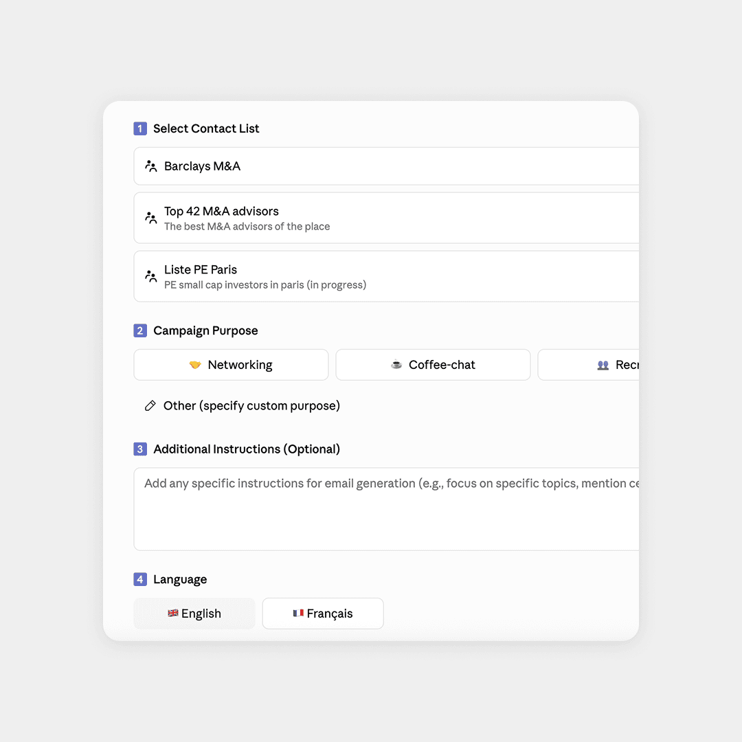 AutoCampaign + deep research