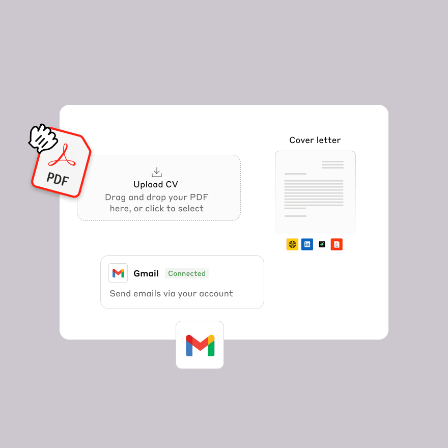 Upload or connect files and tools
